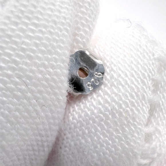 .925 Sterling Silver Christmas Tree Stud Earrings - Picture 13 of 13